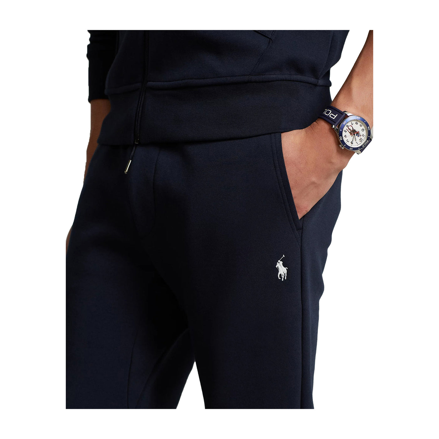 Pantalone Uomo joggers con tasche a filo e coulisse