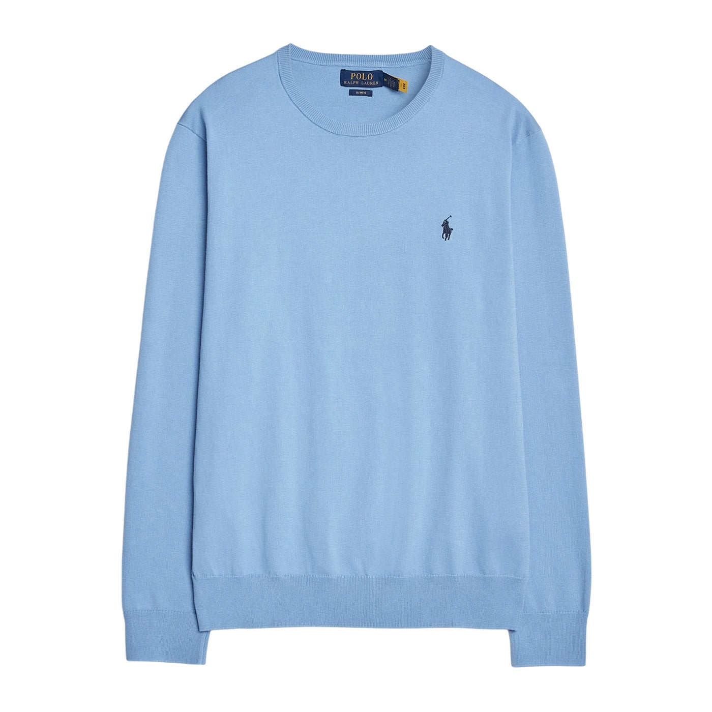 Maglia Uomo effetto texture Slim-Fit Azzurro