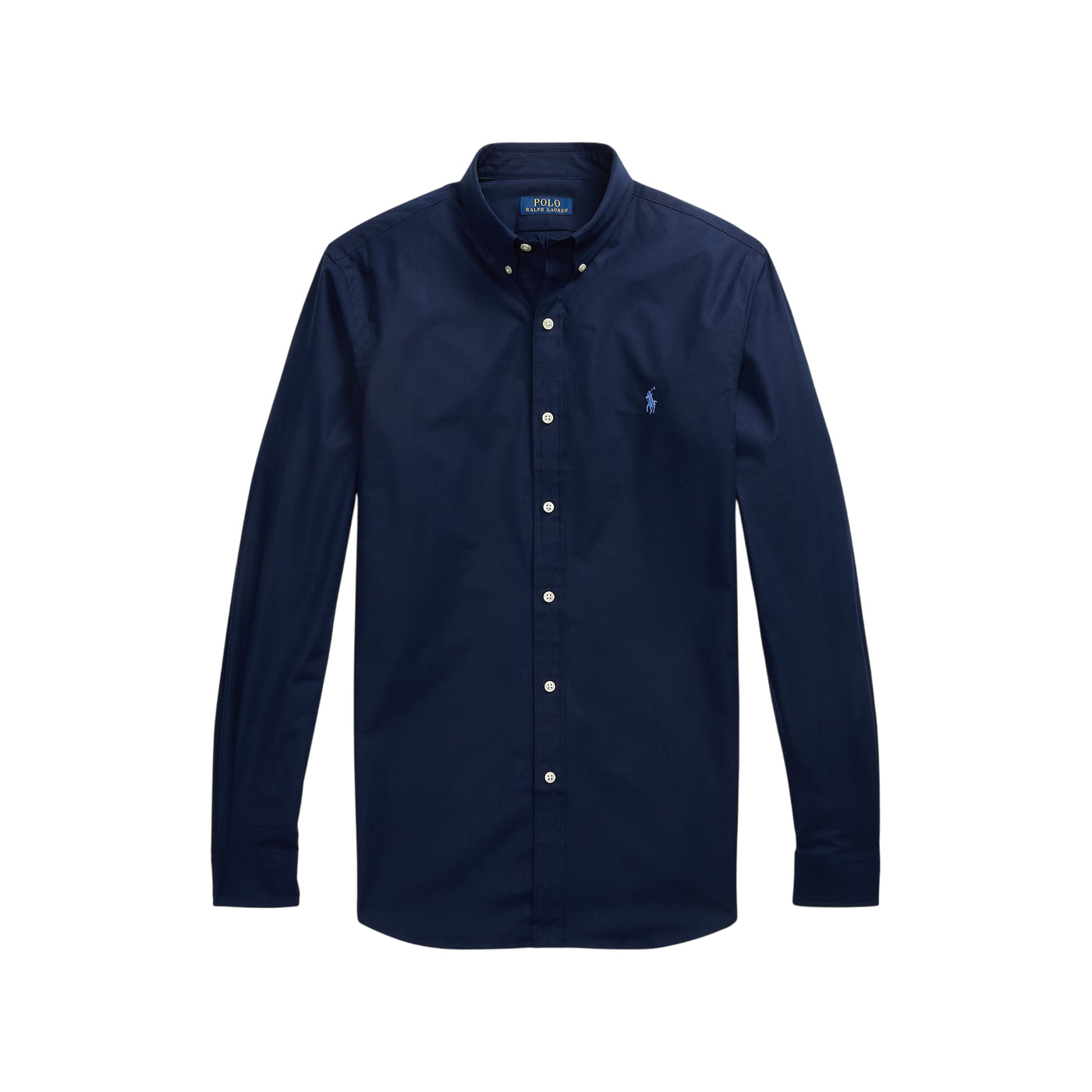 Camicia Uomo in popeline stretch Slim-Fit Navy