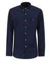 Camicia Uomo Navy, con collo button-down