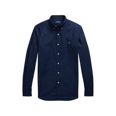 Camicia Uomo in popeline stretch Navy