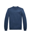 Maglia Uomo girocollo in lana Slim-Fit Blu 