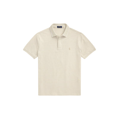 Polo Uomo a righe beige