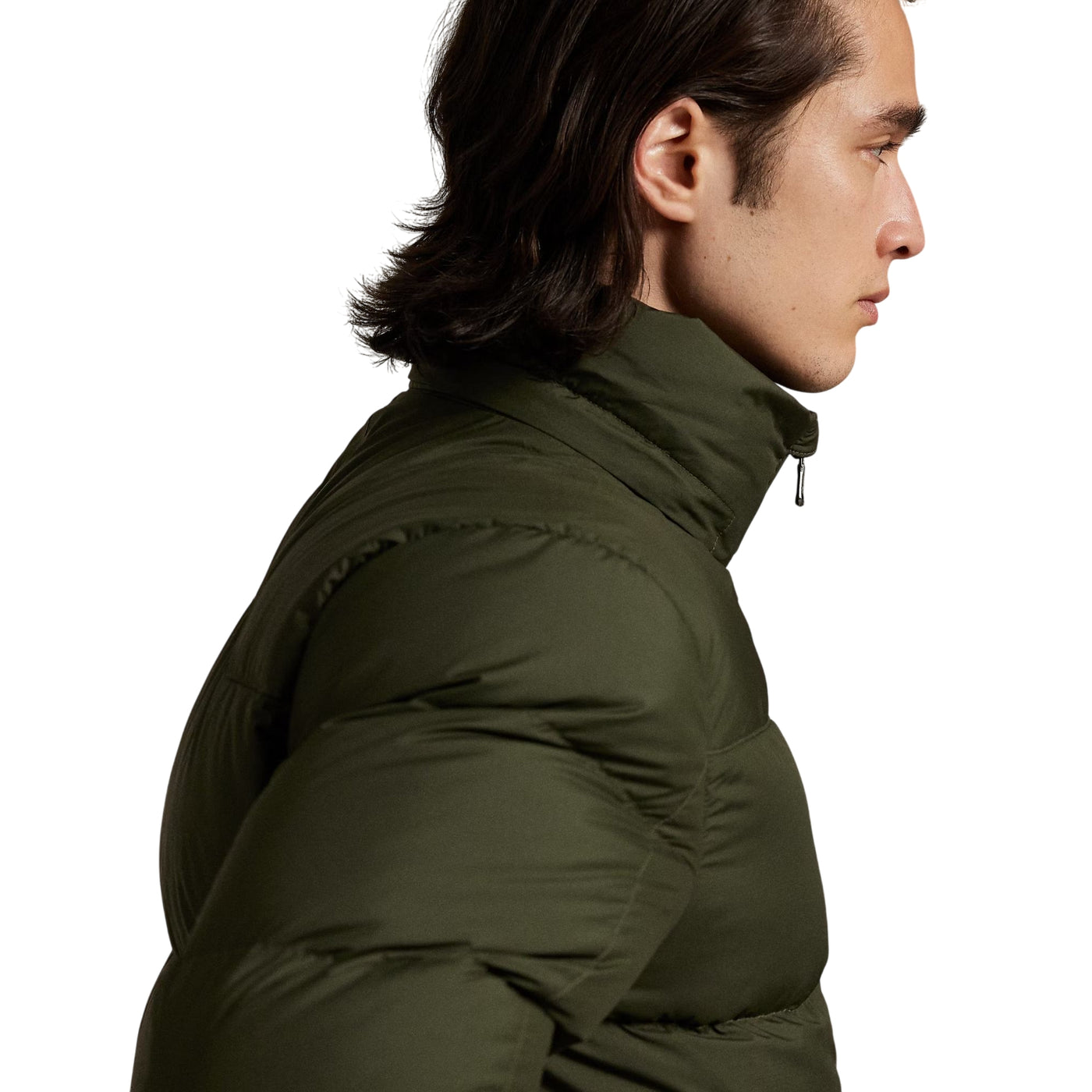 Piumino Uomo Gorham Verde, con cappuccio rimovibile