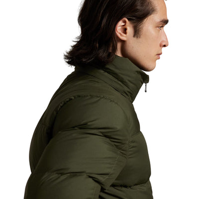 Piumino Uomo Gorham Verde, con cappuccio rimovibile