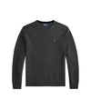 Maglia Uomo Girocollo in lana Grigio scuro