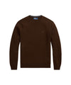 Maglia Uomo Girocollo in lana Marrone scuro