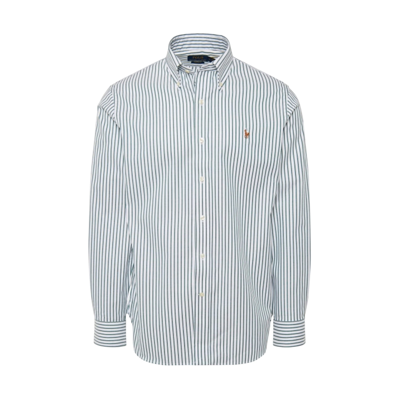 Camicia Uomo a righe con pony ricamato