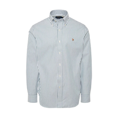 Camicia Uomo a righe con pony ricamato