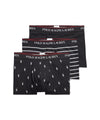 Boxer Uomo Nero, in morbido cotone fantasia