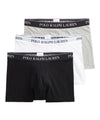 POLO RALPH LAUREN Set Boxer Uomo Neri con Fascia Elastica