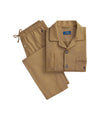 Pigiama Uomo in maglia jacquard Marrone