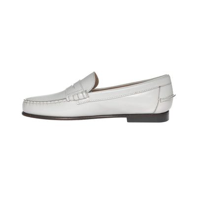 Women's moccasins with rubber heel