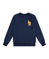 Felpa Bambino girocollo Blu navy
