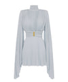 Abito Donna in lurex con maniche asimmetriche