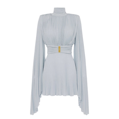Abito Donna in lurex con maniche asimmetriche