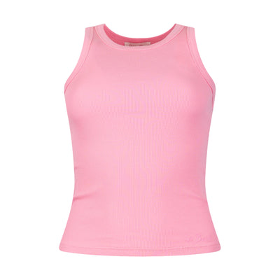 Canotta da donna Ada a coste Rosa