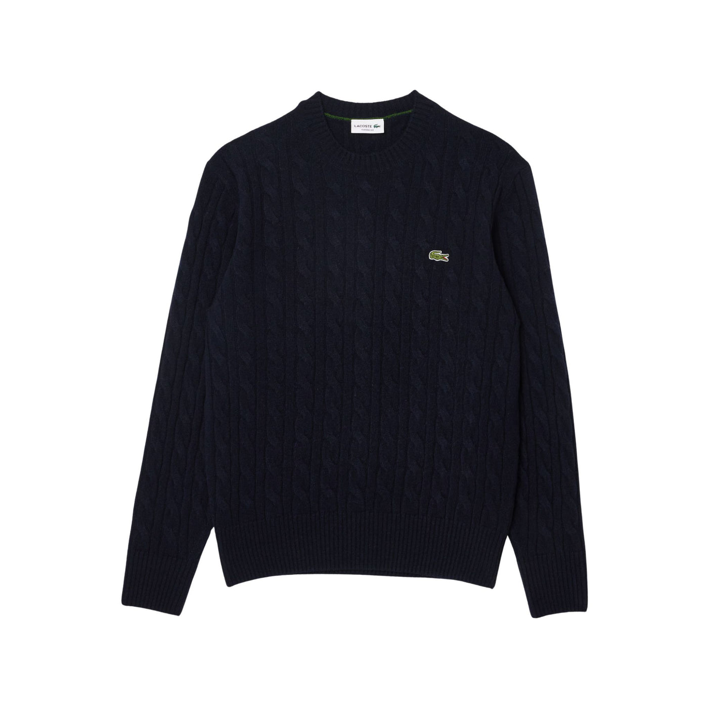 Maglione Uomo girocollo a trecce Navy