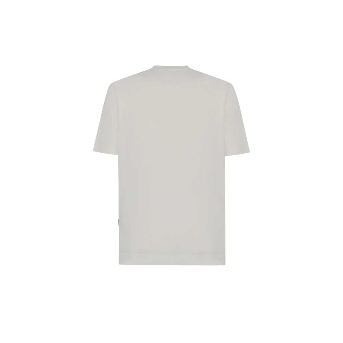 T-shirt Uomo in tinta unita bianca retro
