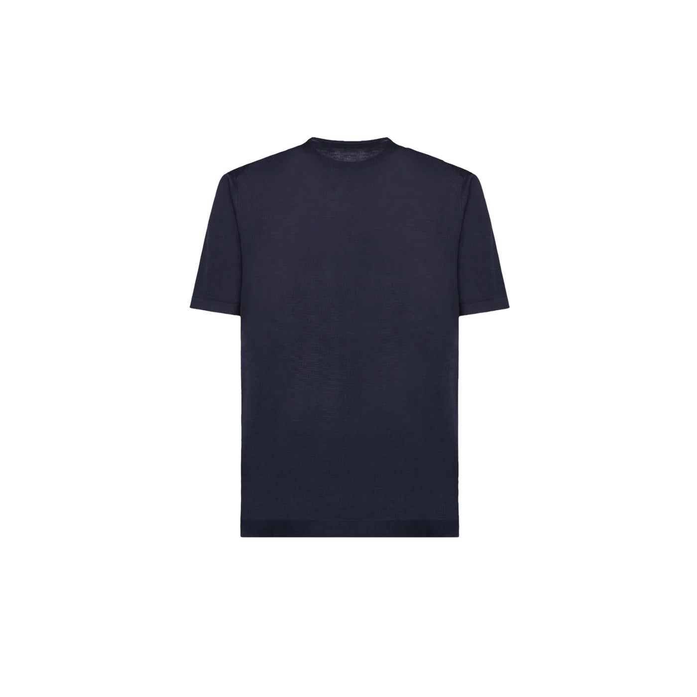 T-shirt Uomo in tinta unita navy retro