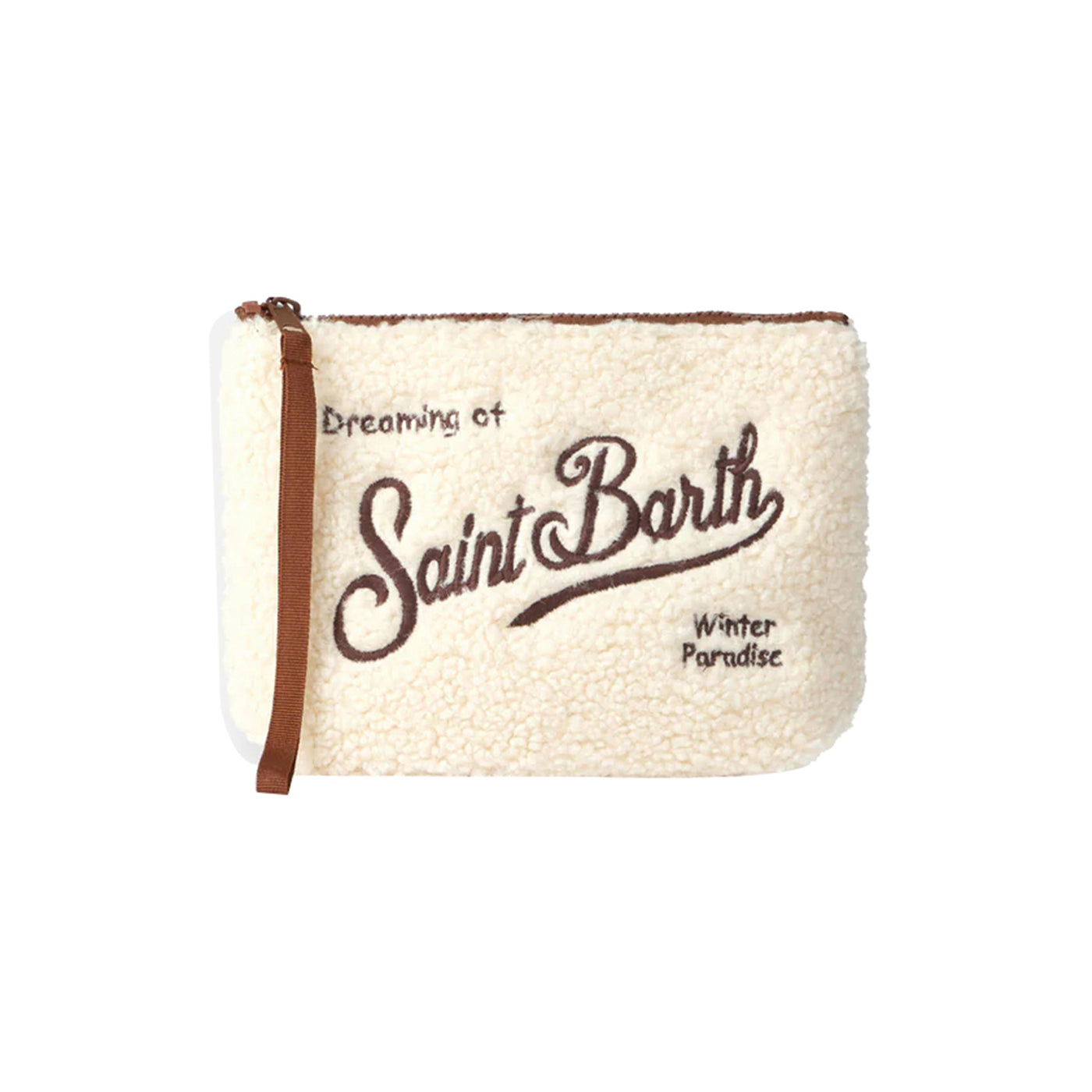 Pochette Donna Aline Teddy Bianco