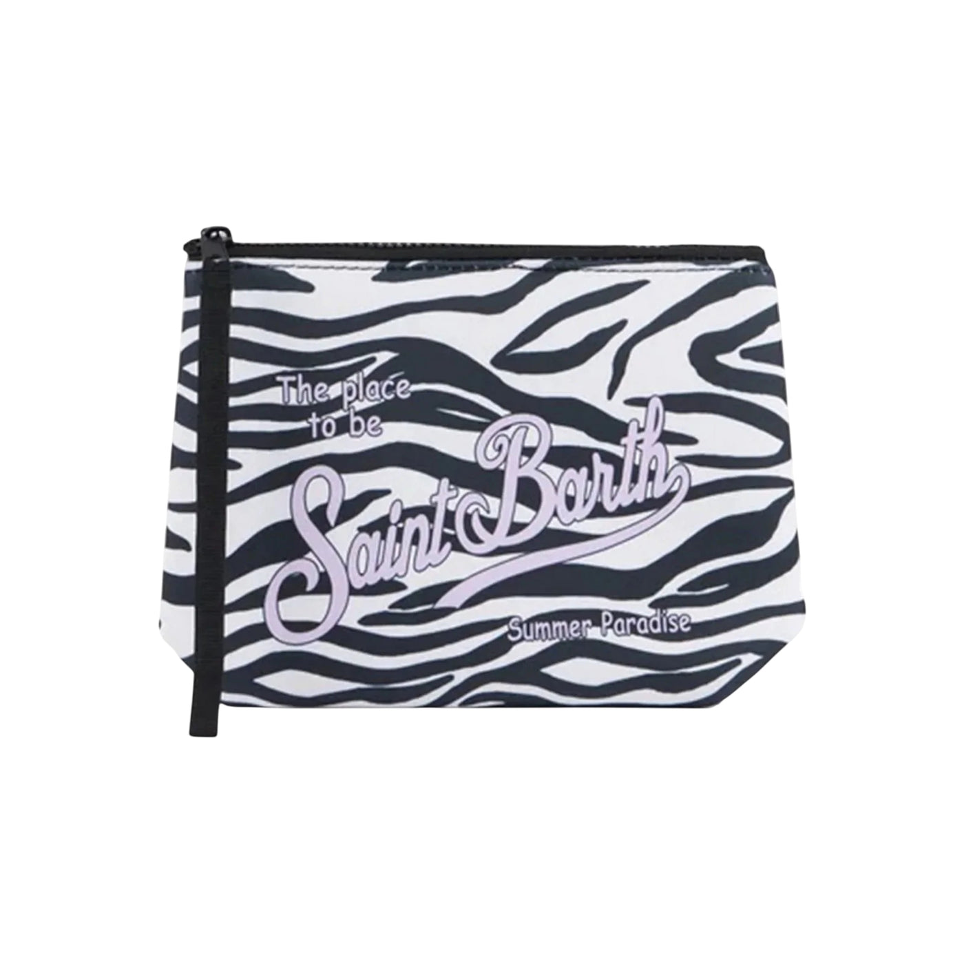 Pochette Aline tigrata nero/bianco