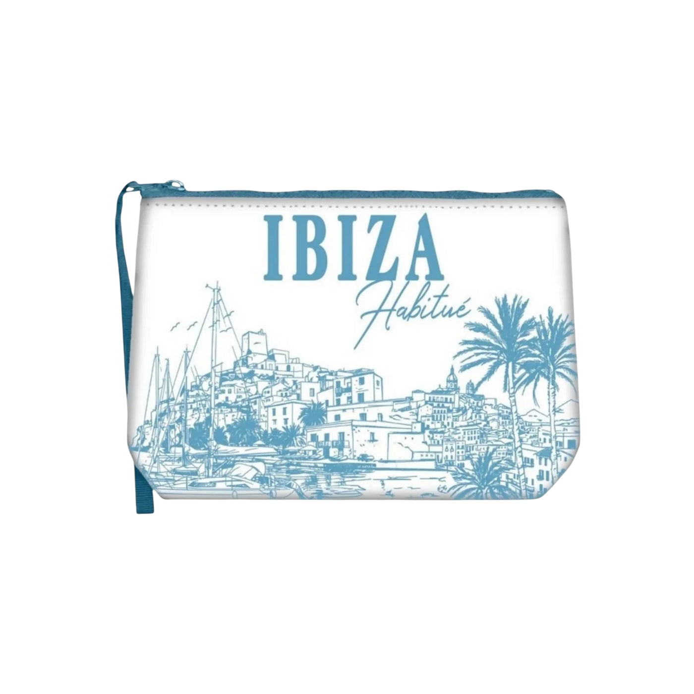 Pochette Aline con stampa Ibiza