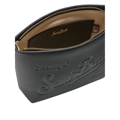 Borsa a spalla Donna Aline Bag in pelle Nero interno