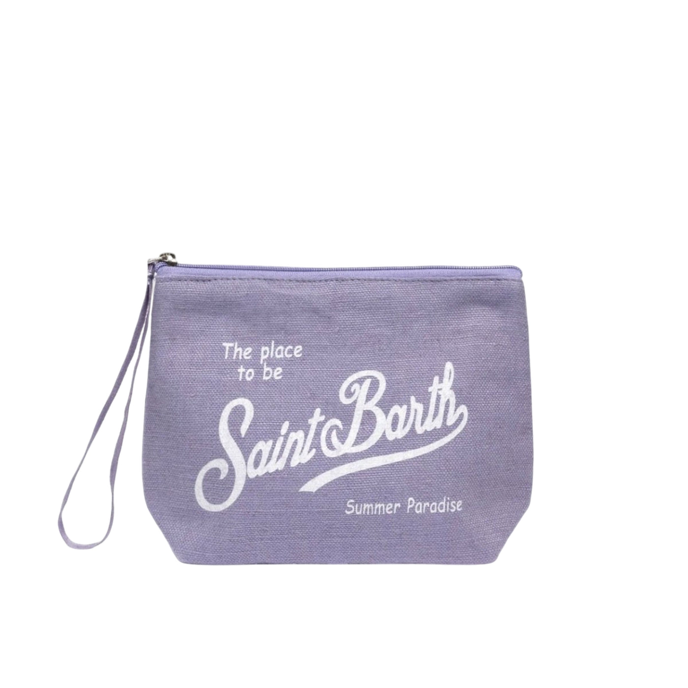 Pochette Aline effetto lino Lilla