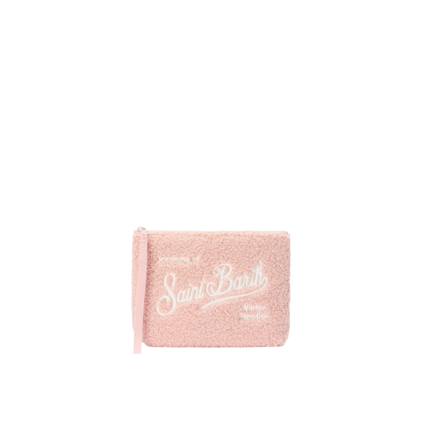 Pochette Donna Aline Teddy in sherpa rosa