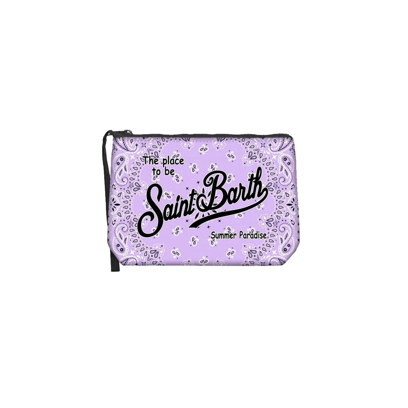Pochette Donna Aline Lilla con stampa bandana