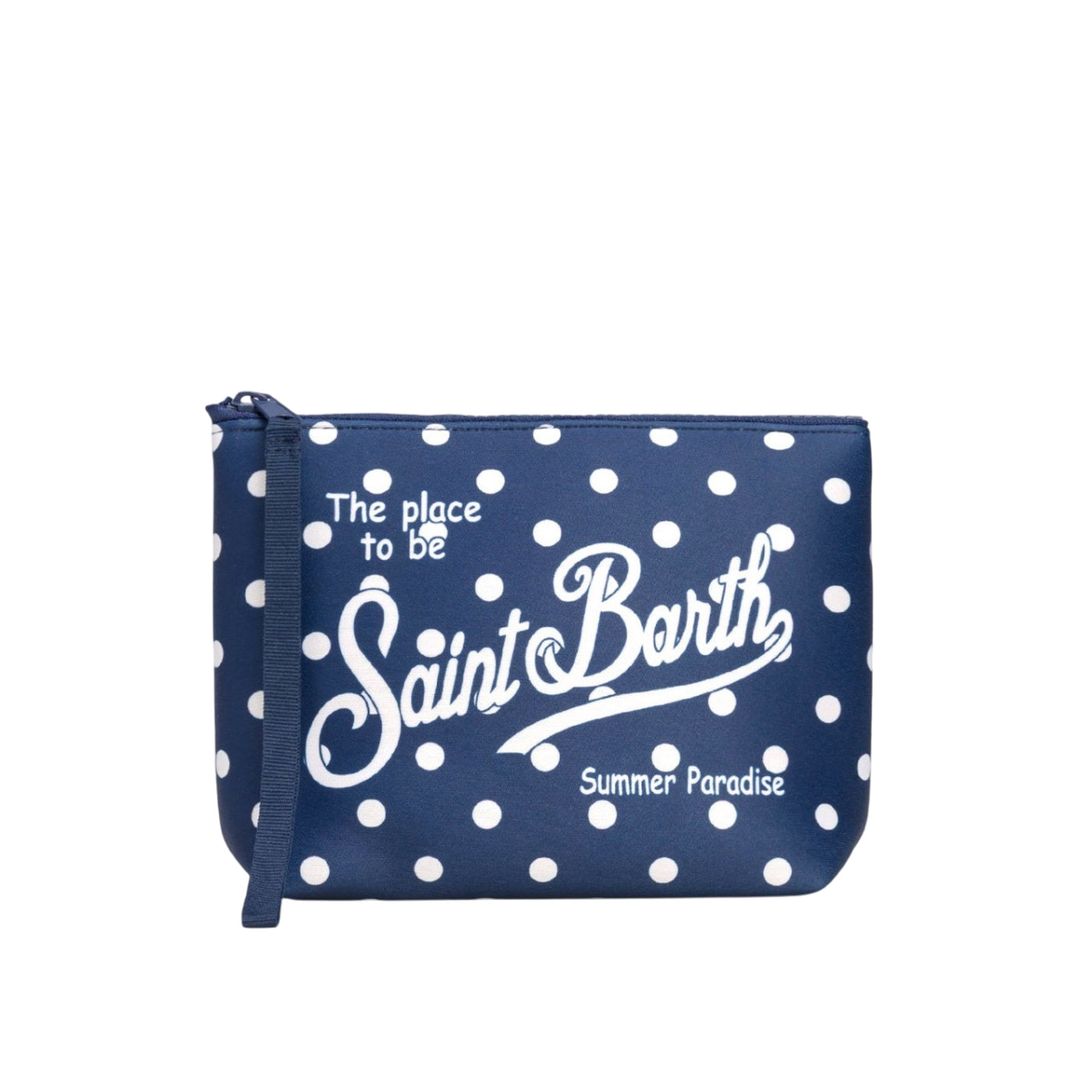 Pochette Donna Aline navy a pois