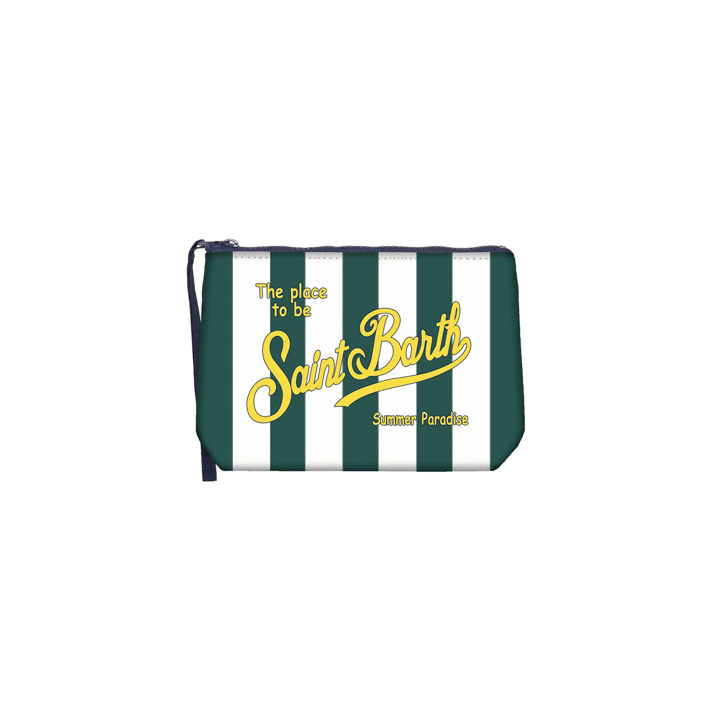 Pochette Donna Aline a righe Verde e Bianco