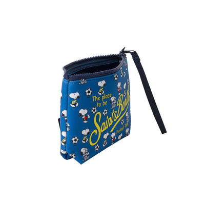 Pochette Donna Aline Blu con stampa Snoopy calcio