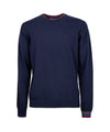 Maglia Uomo a tinta unita Navy, con girocollo