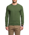 Maglia Uomo a tinta unita Verde, con girocollo 