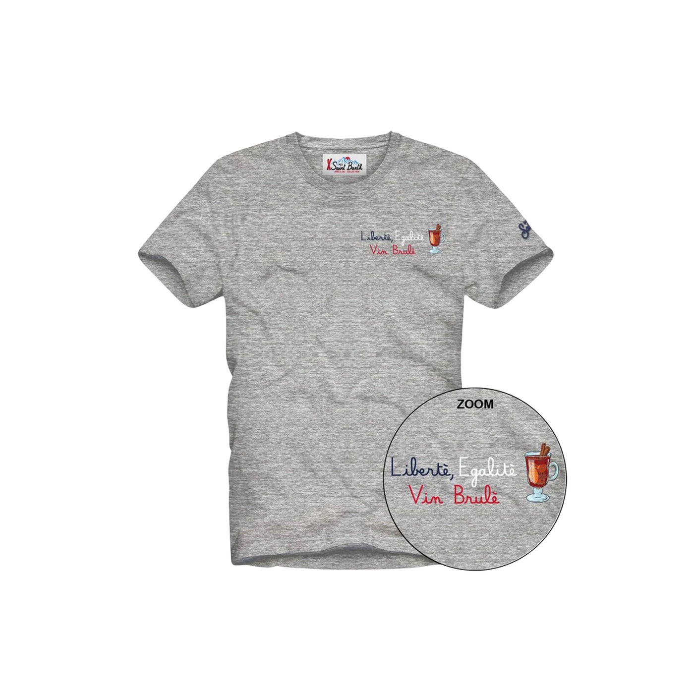 T-shirt Uomo Arnott, con ricamo sul petto e logo sulla manica