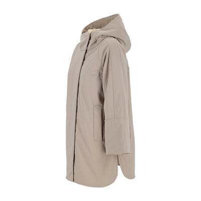 Parka Donna Atena Beige laterale