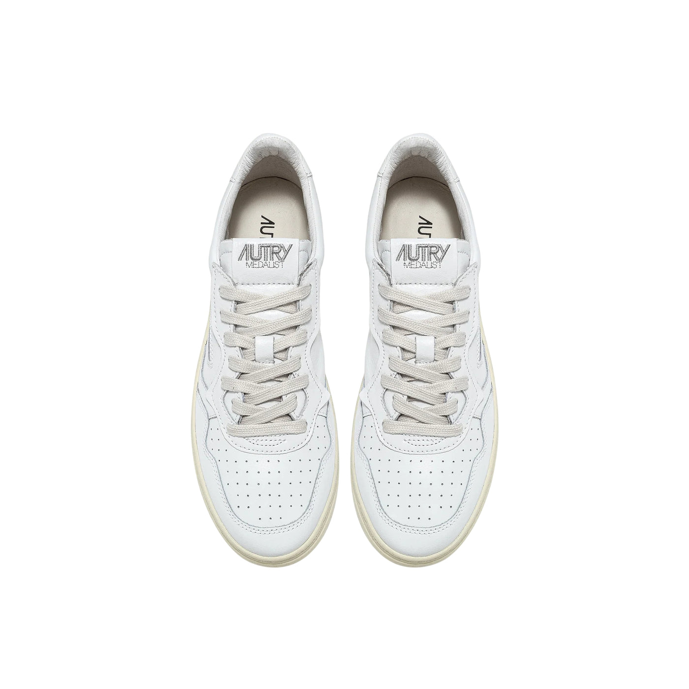 Sneakers Uomo Medalist Low in tinta unita bianca