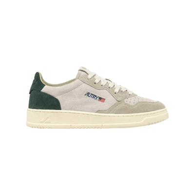 Sneakers Uomo Medalist Low in suede Grigio/Verde