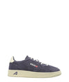 Sneakers basse Uomo in pelle scamosciata blu