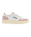 Sneakers Donna Medalist Bianco con dettagli suede rosa