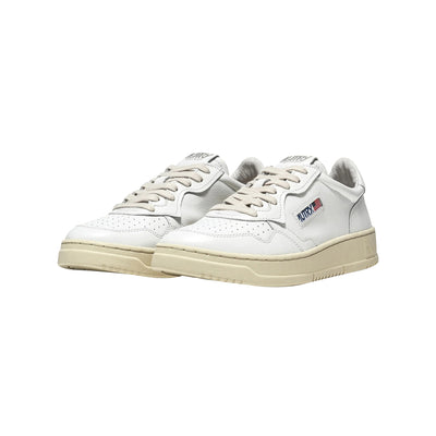 Sneakers Donna Medalist Low in pelle bianca