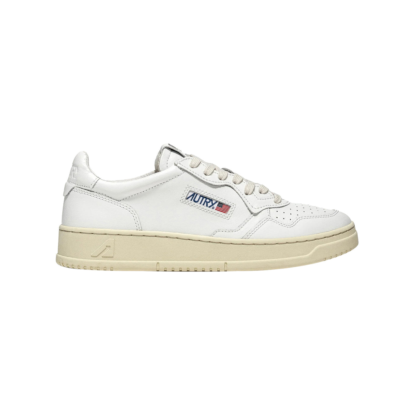 Sneakers Donna Medalist Low in pelle bianca