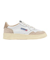 Sneakers Donna con dettagli scamosciati Beige