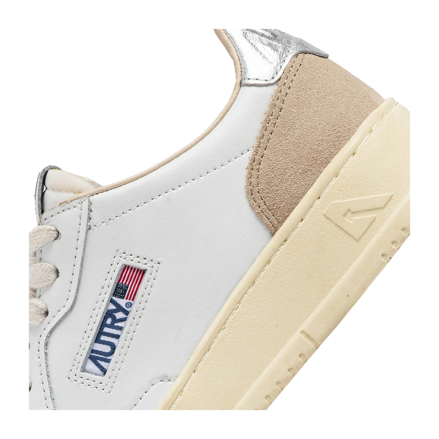 Sneakers Donna Medalist Pelle/Suede dettaglio argento dettaglio