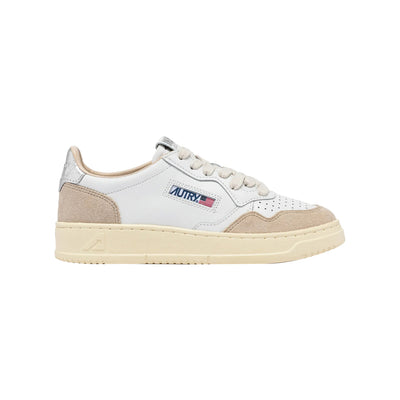 Sneakers Donna Medalist Pelle/Suede dettaglio argento