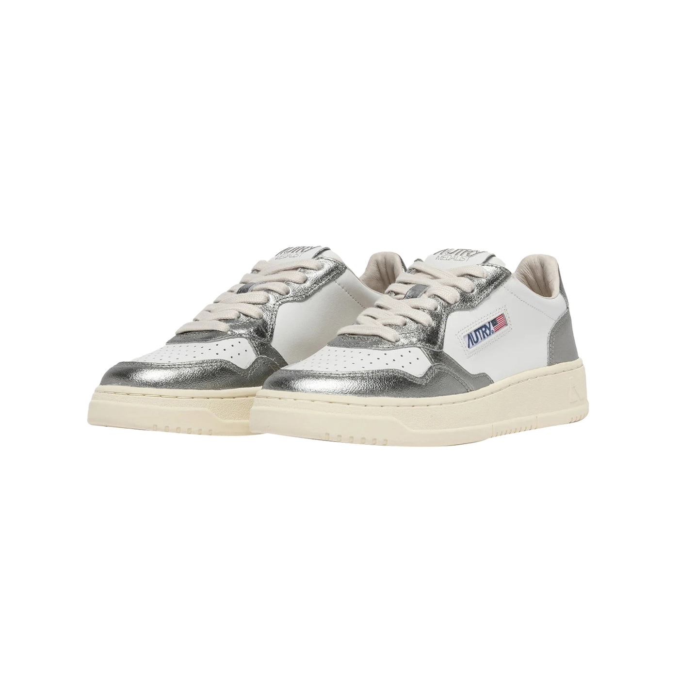 Sneakers Donna Medalist Low bicolor metallizzato