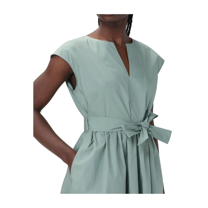 Abito Donna Verde maniche ad aletta Woolrich Old England