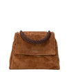 Borsa a mano Donna piccolo Sveva Suede Marrone